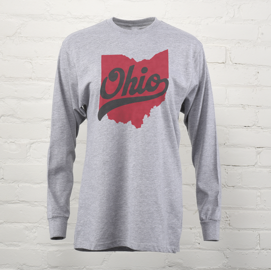 Ohio Script Unisex Long Sleeve Tee