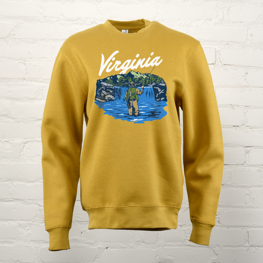 Virginia Fly Fishing Unisex Crewneck
