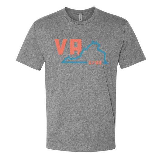 Virginia State Shape Unisex T-Shirt