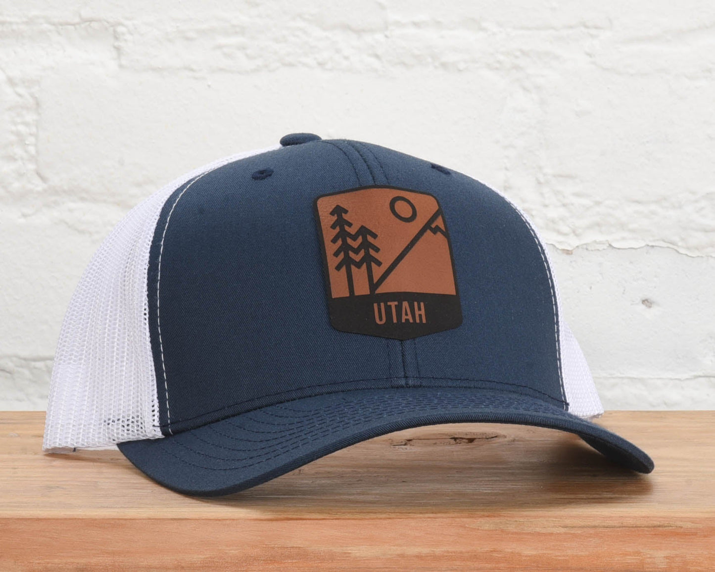 Utah Mts & Trees Badge Snapback