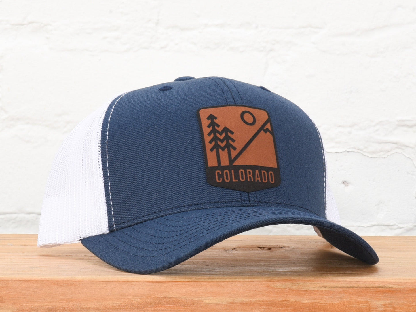 Colorado Mts & Trees Badge Snapback