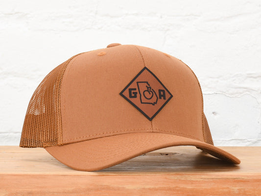 Georgia Peach Diamond Snapback