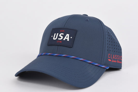 USA Stars Dri-Fit Rope Snapback Hat
