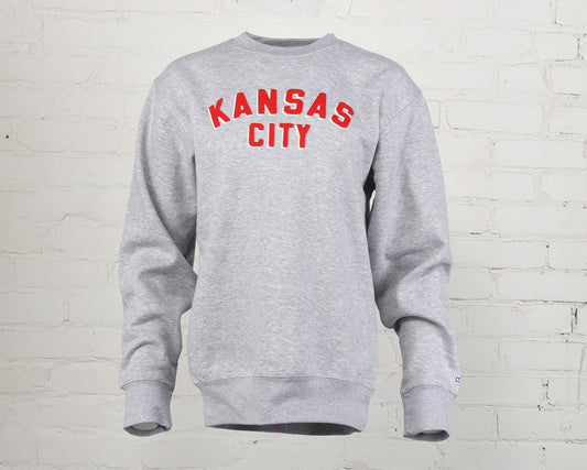 Kansas City Felt Embroidery Crewneck