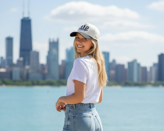 Illinois 312 Area Code Two Tone Snapback