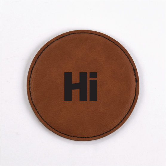 Hawaii PU Leather Coasters