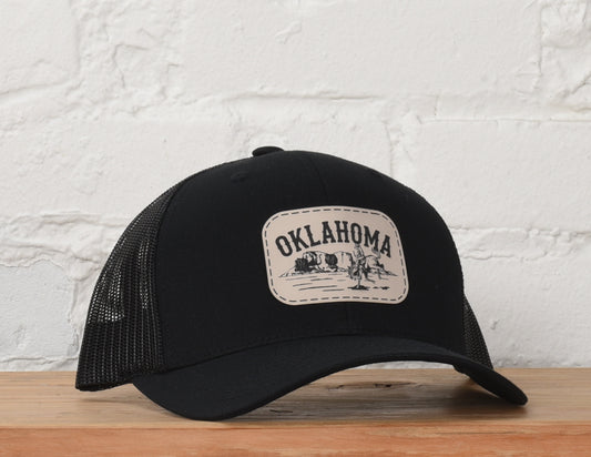 Oklahoma Cowboy Snapback Hat