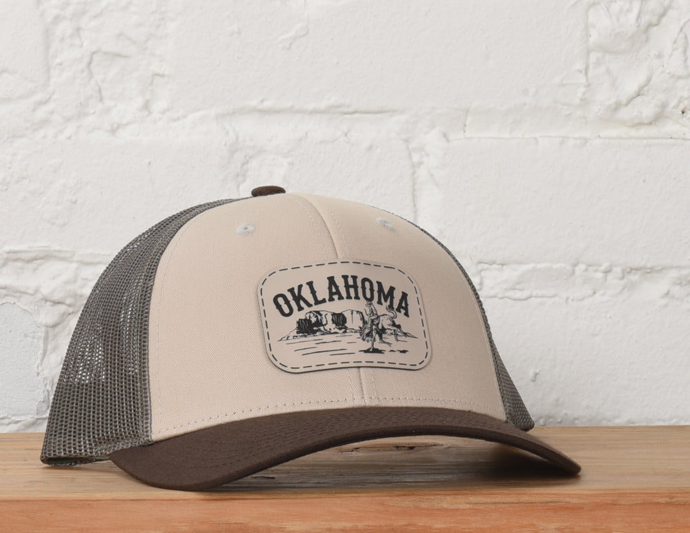 Oklahoma Cowboy Snapback Hat