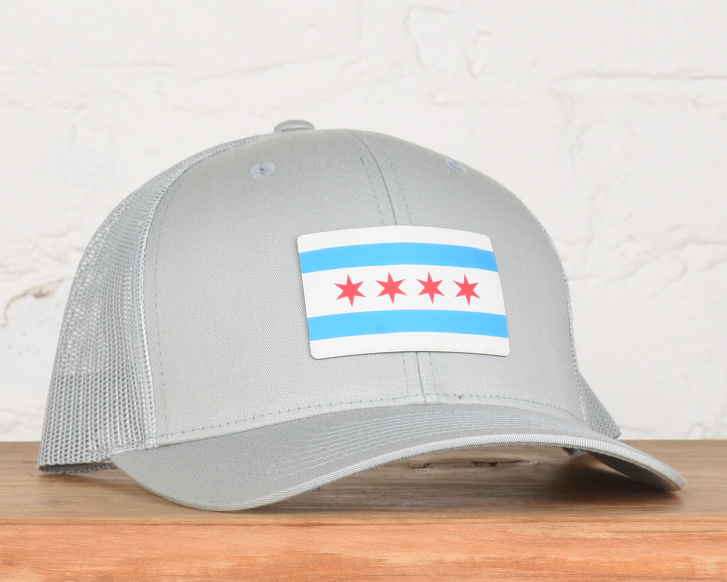Illinois Chicago Flag Printed Patch Snapback
