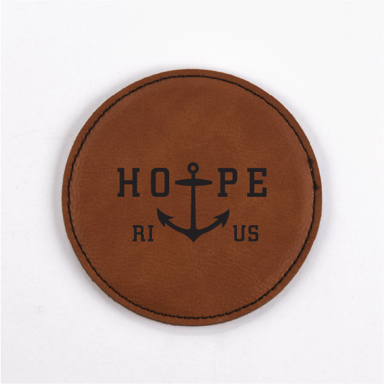 Rhode Island PU Leather Coasters