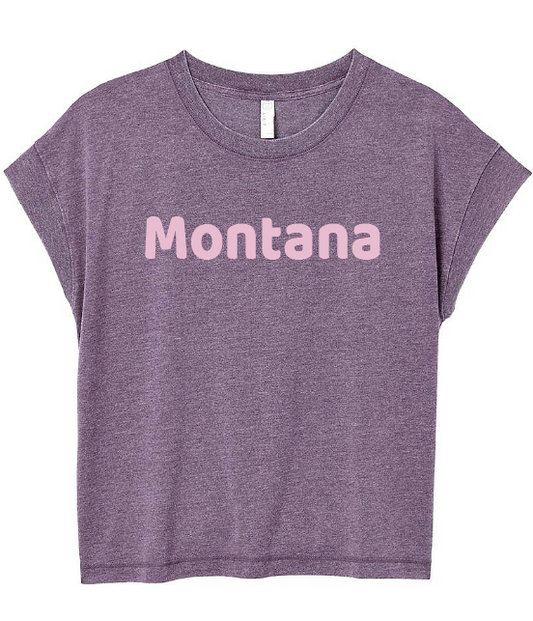 Montana Puff Print Women's Vintage Wash Tee