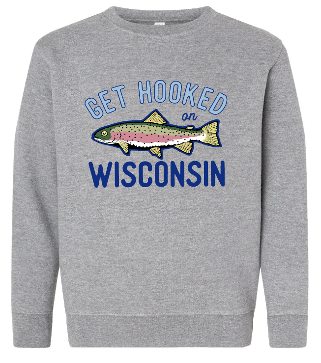 Wisconsin Kids Crewneck Sweatshirt