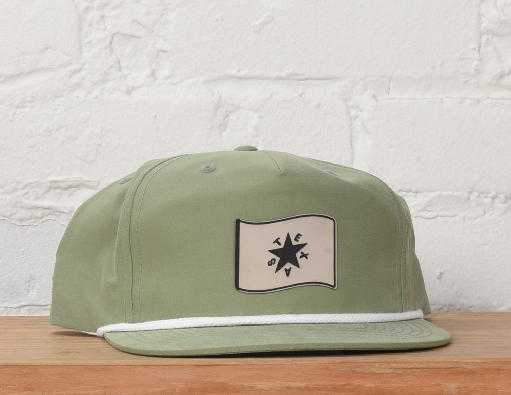 Texas Lone Star Flag Rope Snapback