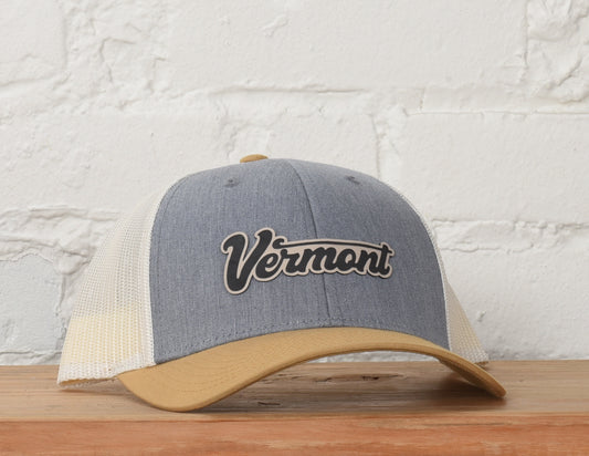 Vermont Script Snapback Hat