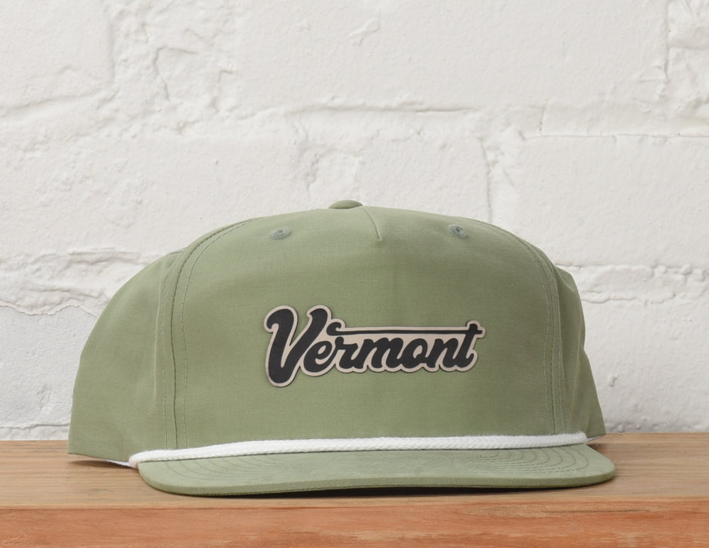 Vermont Script Rope Snapback
