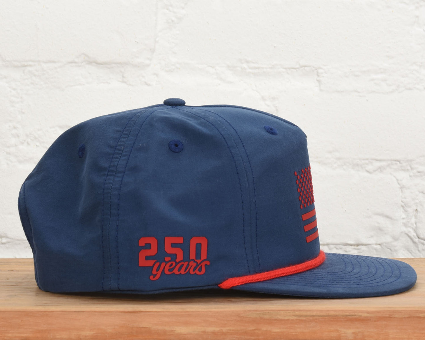 3D American Flag Rope Snapback - 250 Anniversary