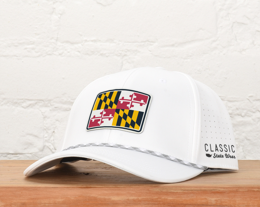 Maryland State Flag PLP Dri-fit Performance Rope Hat