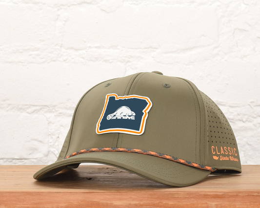 Oregon State Flag PLP Dri-fit Performance Rope Hat