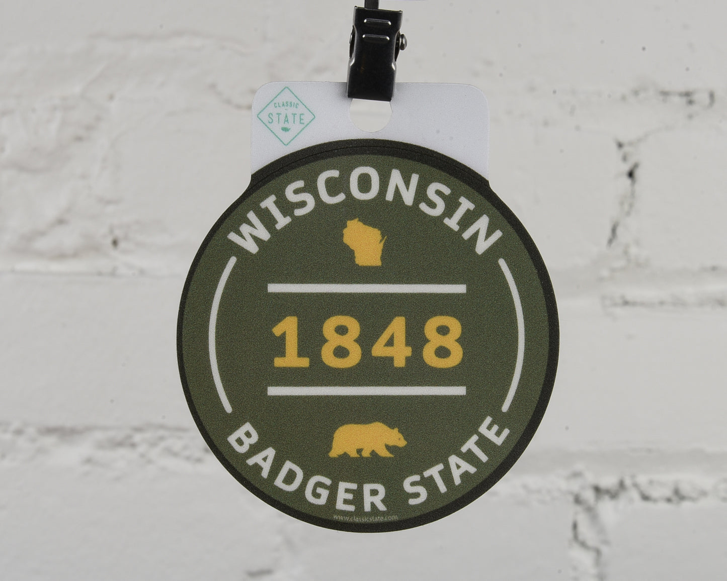 Wisconsin 1848 Decal Sticker