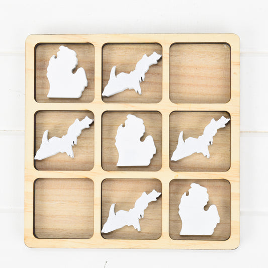 Michigan Lower Peninsula Tic Tac Toe Board