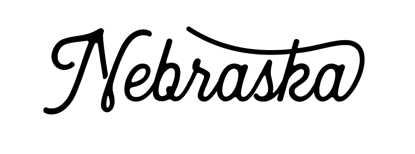 Nebraska Script Decal