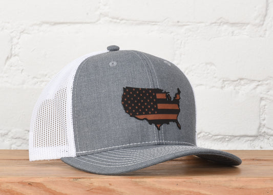 United States Shape Flag Snapback