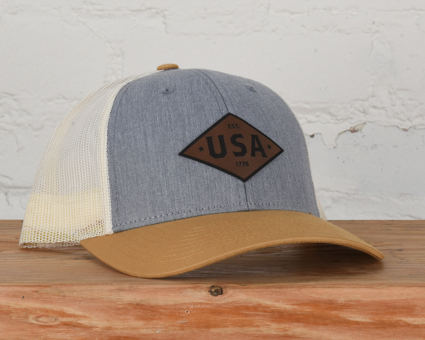 Patriot Leather Patch Snapback