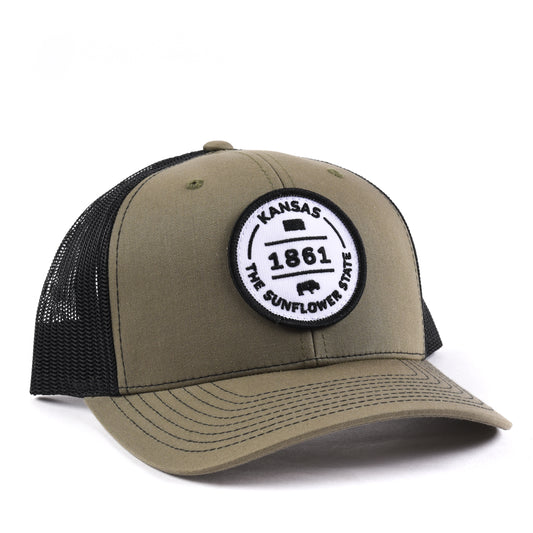 Kansas Sunflower Snapback - Classic State Hat