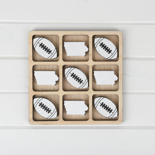 Iowa Tic Tac Toe Board