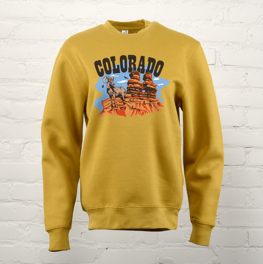 Colorado Big Horn Unisex Premium Crewneck