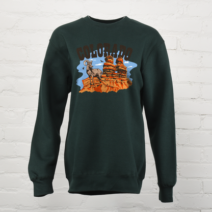 Colorado Big Horn Unisex Premium Crewneck