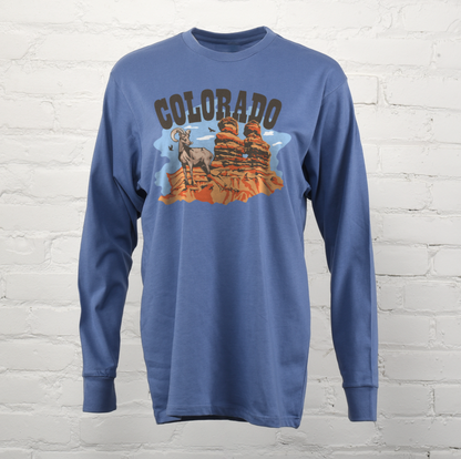 Colorado Big Horn Heavyweight Long Sleeve Tee