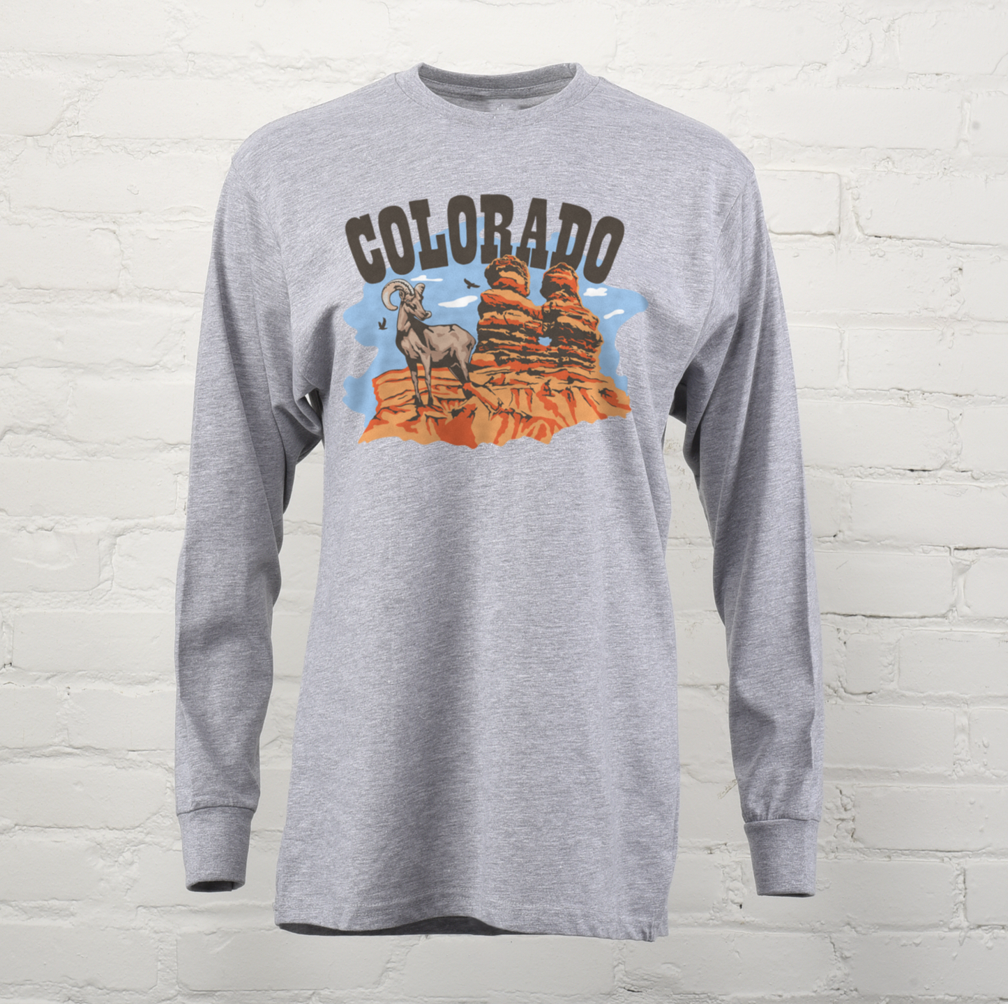 Colorado Big Horn Heavyweight Long Sleeve Tee