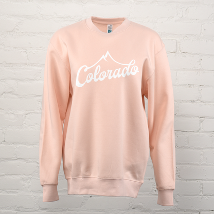 Colorado Mt Peaks Unisex Premium Crewneck