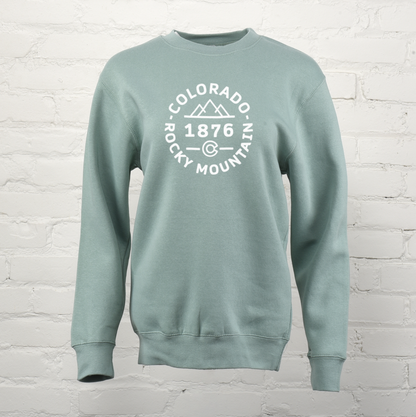 Colorado Rocky Mountain Unisex Premium Crewneck