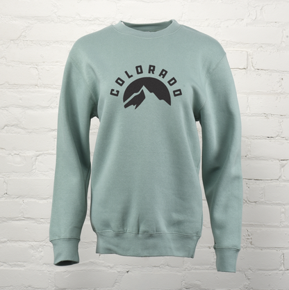 Colorado Mtn Arch Unisex Premium Crewneck