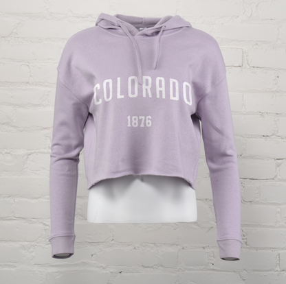 Colorado 1876 Crop Hoodie