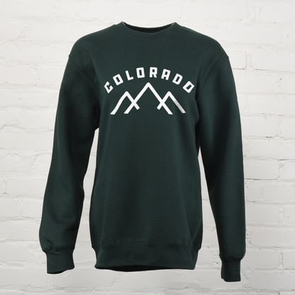 Colorado Mts Unisex Premium Crewneck