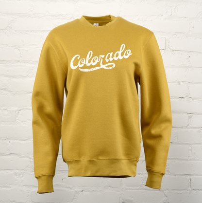 Colorado Distressed Unisex Premium Crewneck