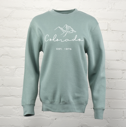 Colorado Foothills Unisex Premium Crewneck