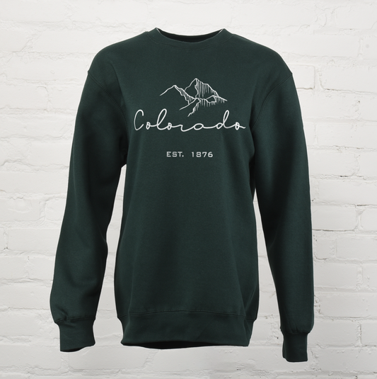 Colorado Foothills Unisex Premium Crewneck