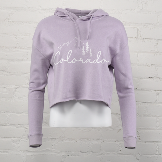 Colorado Bells Crop Hoodie