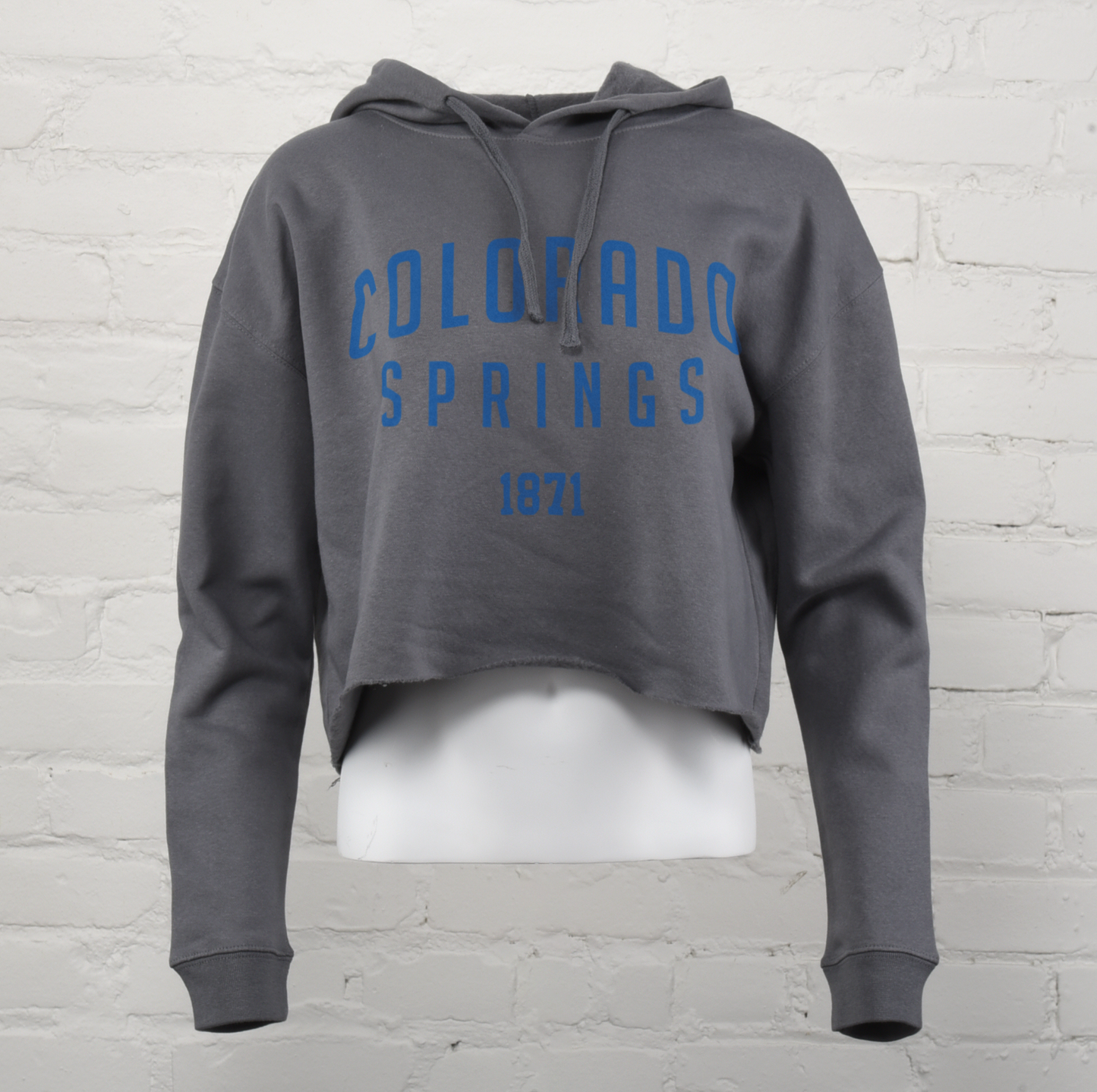 Colorado Springs 1871 Crop Hoodie