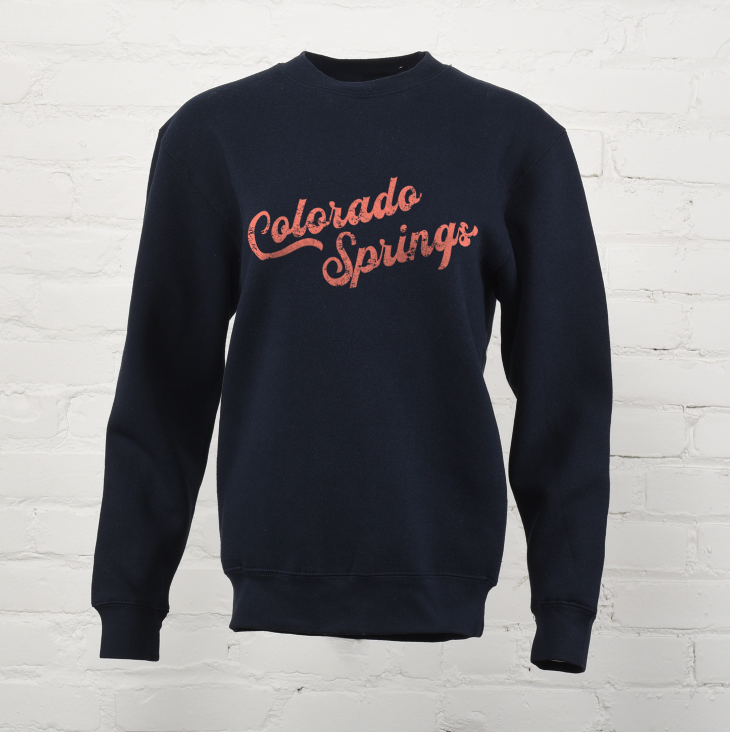 Colorado Springs Distressed Unisex Premium Crewneck Sweatshirt