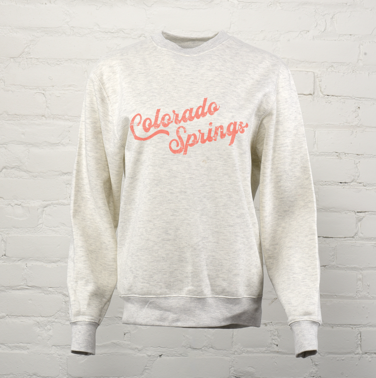 Colorado Springs Distressed Unisex Premium Crewneck Sweatshirt