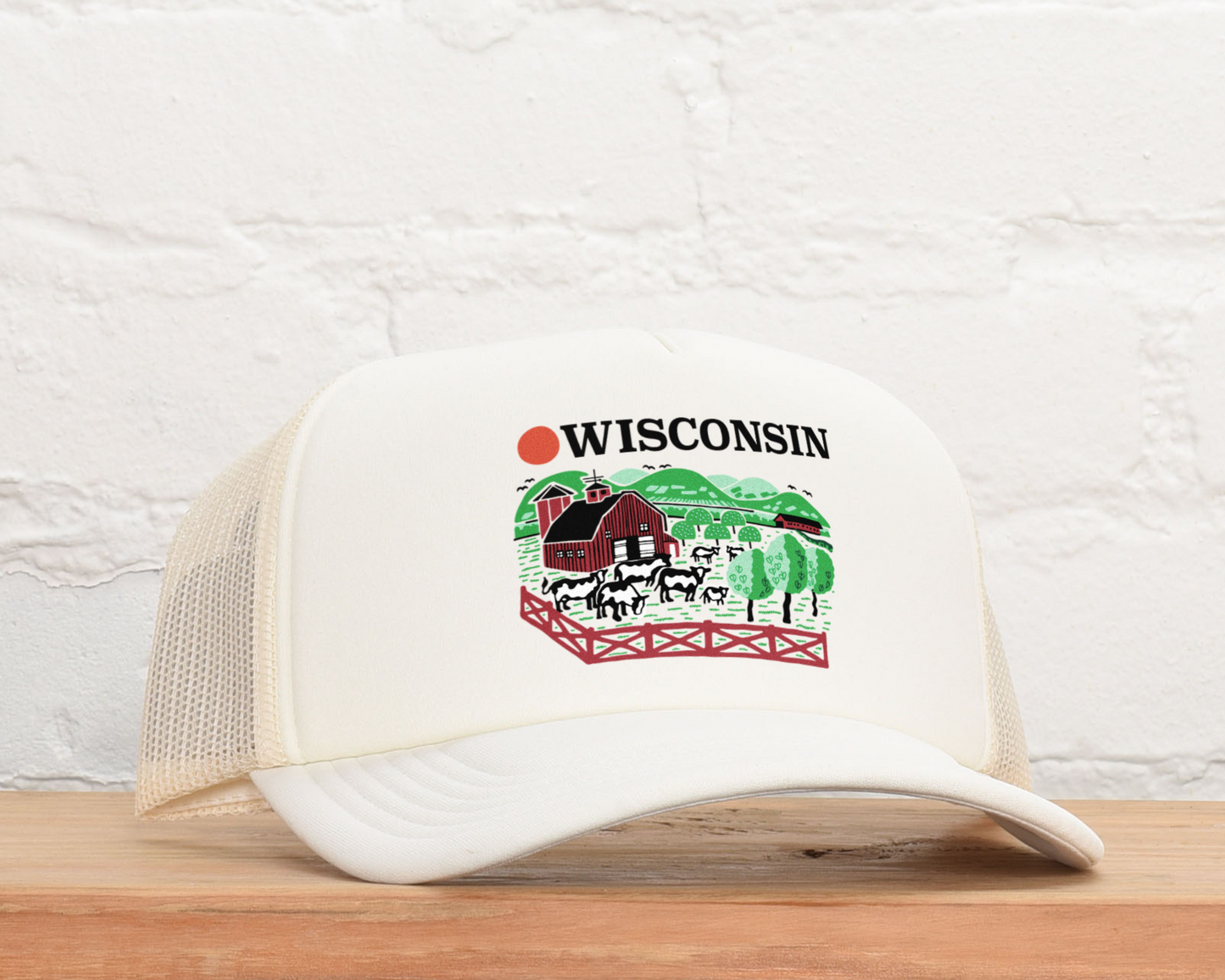 Wisconsin Farm Foam Trucker Snapback