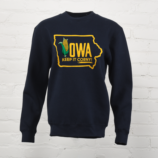 Iowa Corny Unisex Premium Crewneck