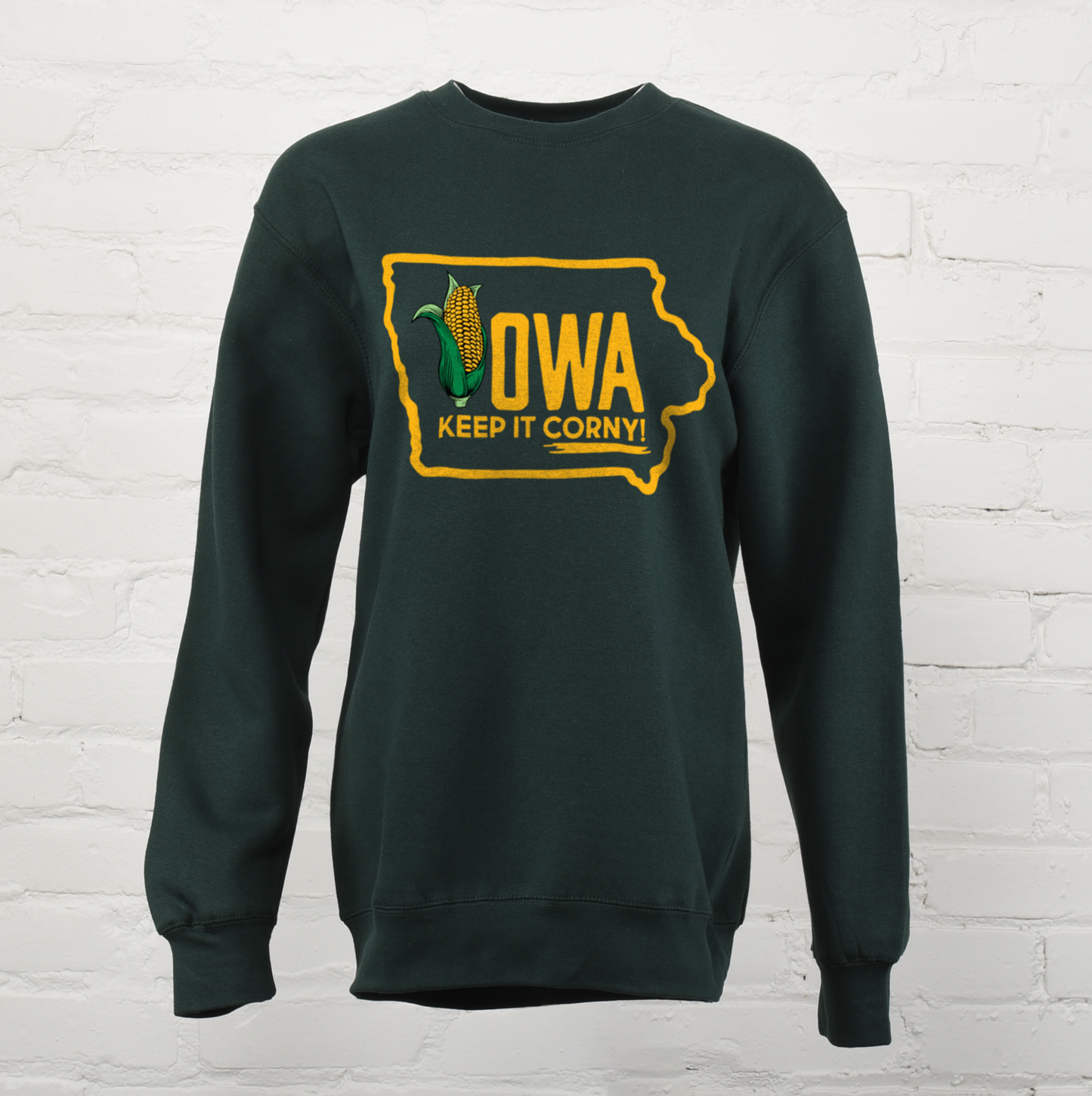 Iowa Corny Unisex Premium Crewneck