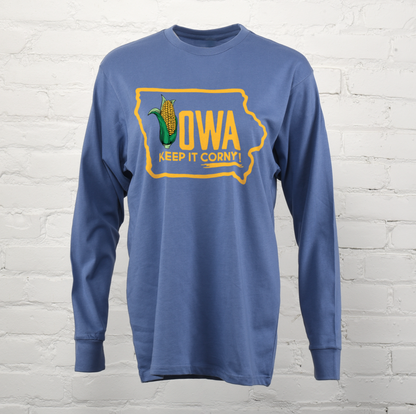 Iowa Corny Unisex Long Sleeve Tee