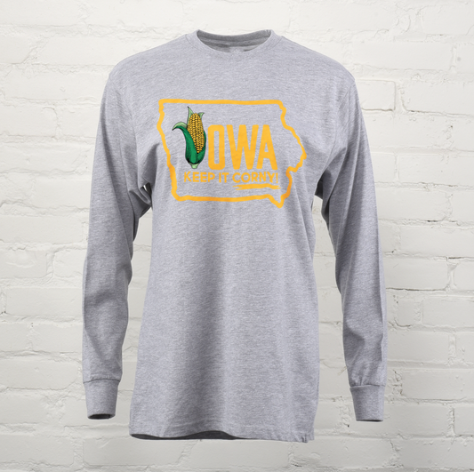 Iowa Corny Unisex Long Sleeve Tee